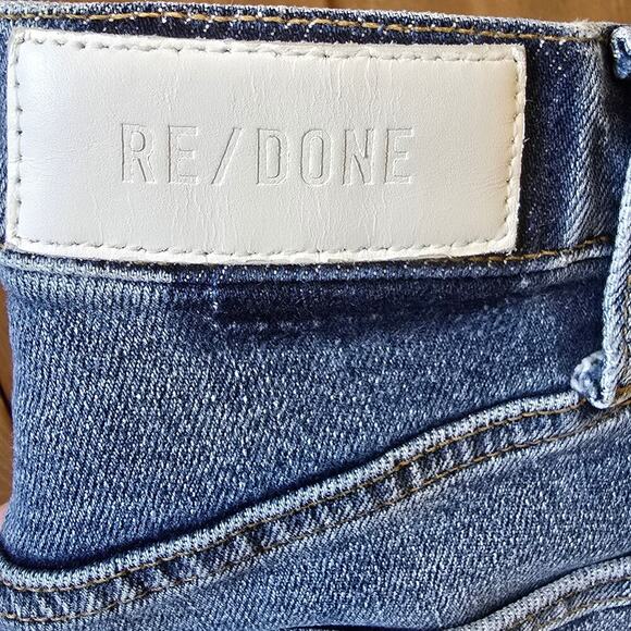 RE/DONE 70s Ultra High Rise Stove Pipe Jeans - Picture 10 of 16